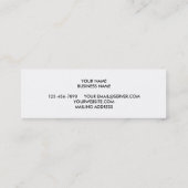 Het Groene en Witte Klassieke Damast van het Mini Visitekaartje (Achterkant)