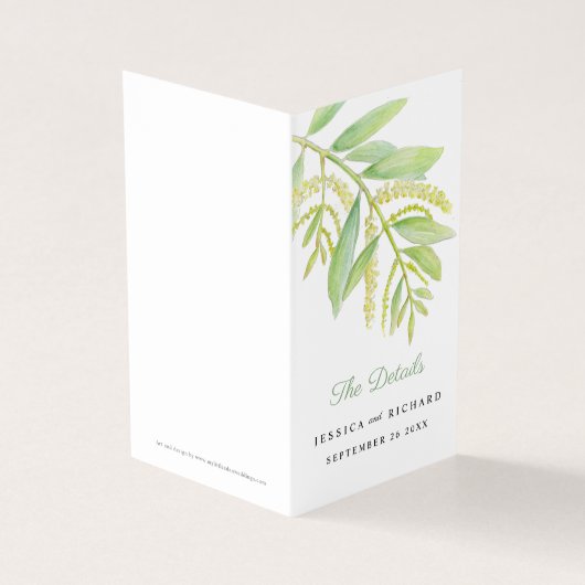 Het groene eucalyptusgebeurtenisschema en kaart va (Buitenkant)