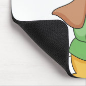 Het groene Gekke Jong van het Overhemd Muismat (Hoek)