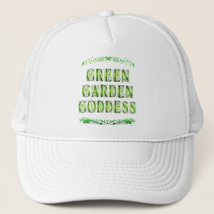 Het groene Gezegde van de Godin van de Tuin Trucker Pet