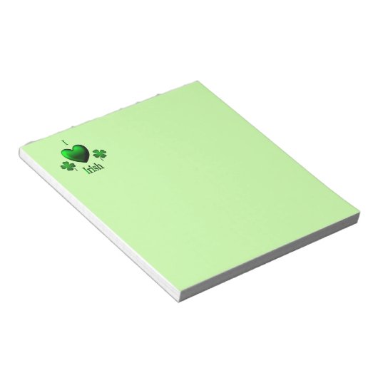 Het groene Hart het Iers van I Notitieblok (Schuin)
