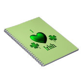Het groene Hart het Iers van I Notitieboek (Rechterzijde)