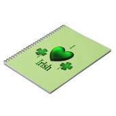 Het groene Hart het Iers van I Notitieboek (Linkerzijde)