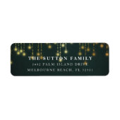 Het groene & het Goud Adres van de Terugkeer van d Etiket (Voorkant)