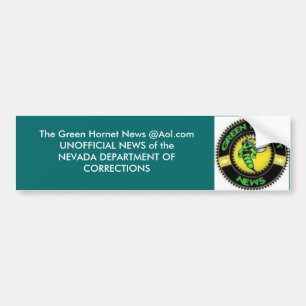HET GROENE HORNETNIEUWS BUMPERSTICKER