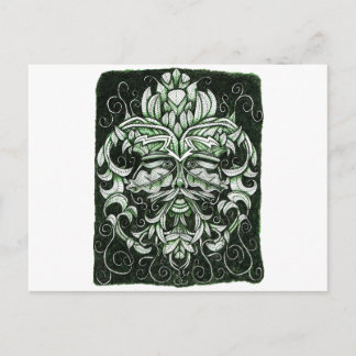 Het groene Man Briefkaart