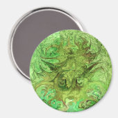 Het Groene Man..... Magneet (Voorkant / Achterkant)