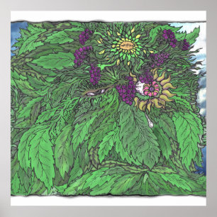 Het groene Man Poster