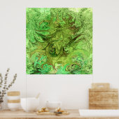 Het Groene Man..... Poster (Keuken)