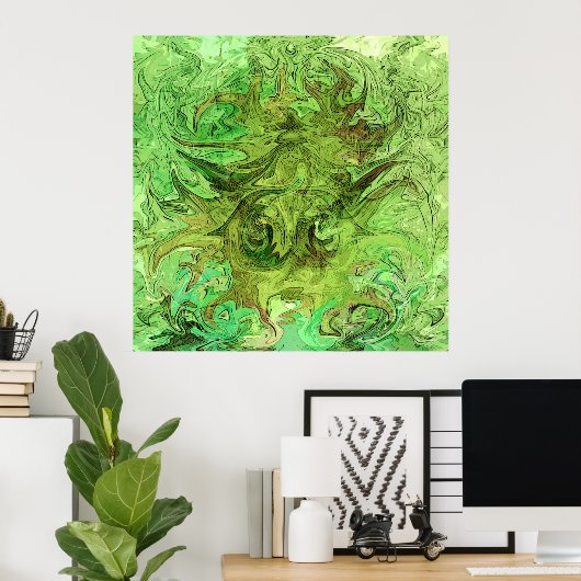 Het Groene Man..... Poster (Thuiskantoor)