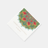 Het Groene Mandala Trouwpapier Napkin Servet (Hoek)