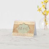 Het groene Medaillon wordt goed spoedig Kaart (Gele Bloem)