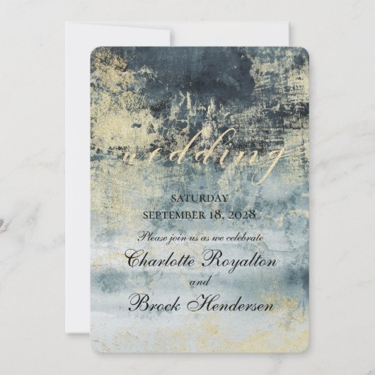 Het groene meer van het water en het goudmatige sc kaart (Voorkant)