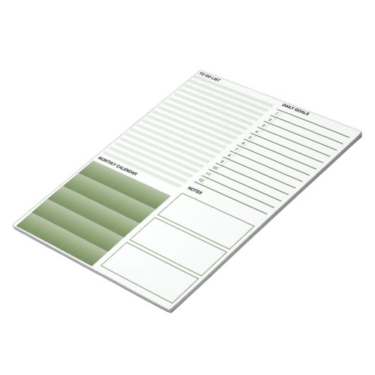 Het groene Notitieblok van de Lijst van de Incredi (Schuin)