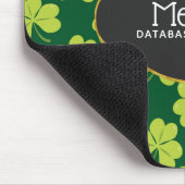 Het Groene Omvergooienpatroon van de klap met een Muismat (Hoek)