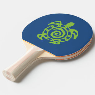Het groene Patroon van de Schildpad Tafeltennisbatje
