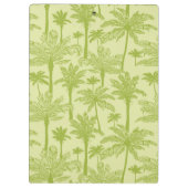 Het groene Patroon van Palmen Klembord (Achterkant)