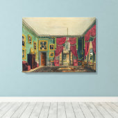 Het groene paviljoen, Frogmore House, van 'The His Canvas Afdruk (Insitu (Houten vloer))