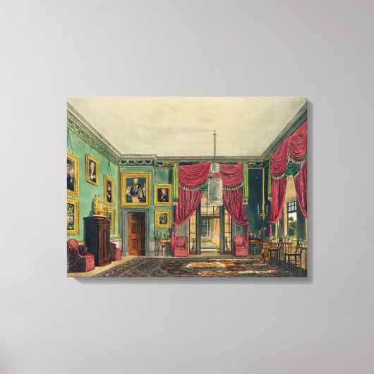 Het groene paviljoen, Frogmore House, van 'The His Canvas Afdruk (Voorkant)