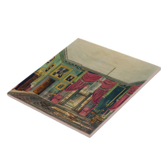 Het groene paviljoen, Frogmore House, van 'The His Tegeltje (Zijkant)