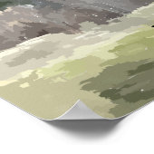 Het groene Poster aannemen (Hoek)