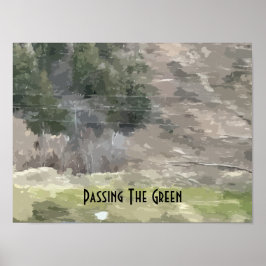 Het groene Poster aannemen