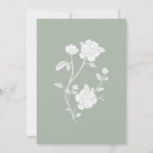 Het Groene Roos van de pagina sparen de Datum aank Aankondiging (Achterkant)