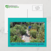 Het Groene Ruimtebriefkaart UFPIA van Baltimore Briefkaart (Voorkant / Achterkant)