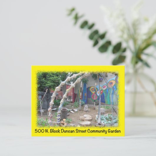 Het Groene RuimteDuncan St briefkaart van (Staand voorkant)