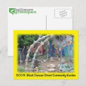 Het Groene RuimteDuncan St briefkaart van (Voorkant / Achterkant)