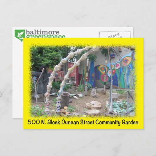 Het Groene RuimteDuncan St briefkaart van (Voorkant / Achterkant)