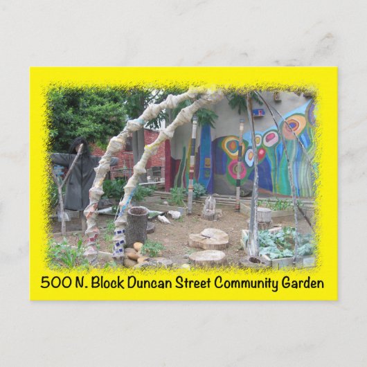 Het Groene RuimteDuncan St briefkaart van (Voorkant)