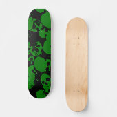 Het groene Skateboard van de Schedel (Voorkant)