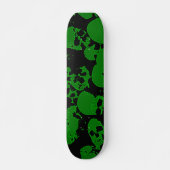 Het groene Skateboard van de Schedel (Voorkant)