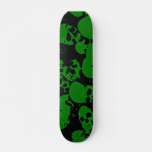 Het groene Skateboard van de Schedel (Voorkant)