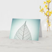 Het groene Skelet van het Blad Kaart (Gele Bloem)
