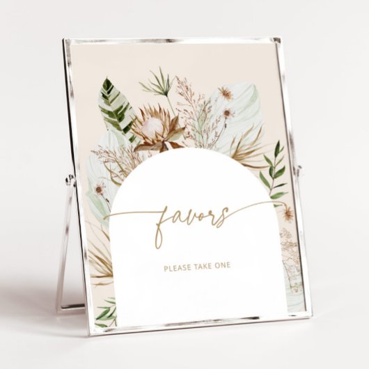 Het groene strand van Boho Favors nemen er een Poster