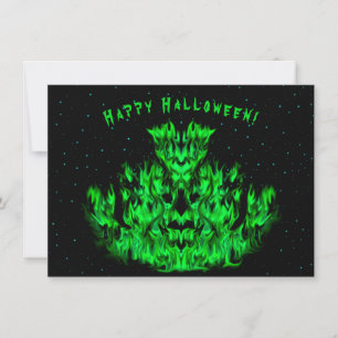 Het groene Vlammenmonster in De Sterrenlichthemel Kaart