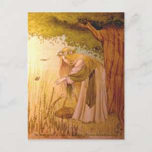 'Het groene 'WItch'-briefkaart Briefkaart