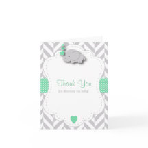 Het groene, Witte Grijze Baby shower van de