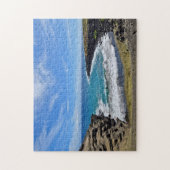 Het groene zandstrand - Big Island Hawaii Puzzel Legpuzzel (Verticaal)