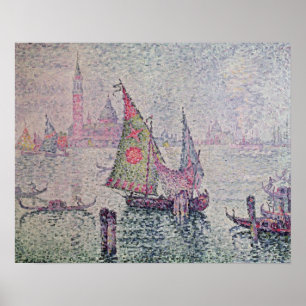 Het groene Zeil, Venetië, 1904 Poster