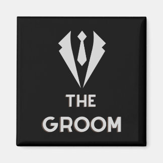 Het Groom Squat Bachelor Supplies Weddenschap Magneet