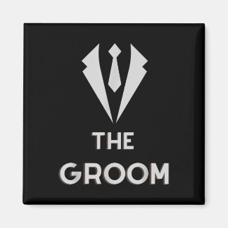 Het Groom Squat Bachelor Supplies Weddenschap Magneet