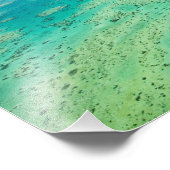 Het Groot Barrièrerif, luchtfoto van Green Island Foto Afdruk (Hoek)