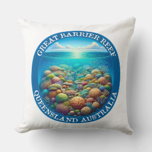 Het Groot Barrièrerif, Queensland, Australië Kussen