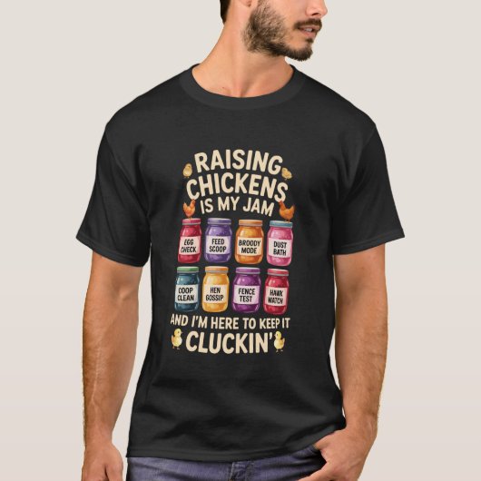 Het grootbrengen van kippen is mijn ding Grappige T-shirt (Voorkant)