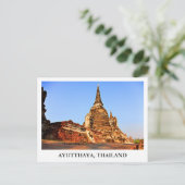 Het Groothertogdom Ayutthaya in Thailand Briefkaart (Staand voorkant)