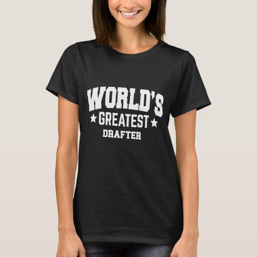 Het Grootste 2e Decorthema van Drafter World T-shirt (Voorkant)