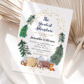 Het grootste avonturenbos Baby shower Kaart